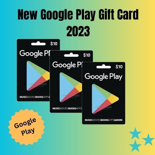 New Google Play Gift Card 2024